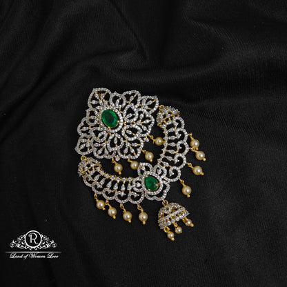 pendant 92.5 silver diamond finishing pendant-rccp334 92.5 silver ramala jewelry / ramala collections