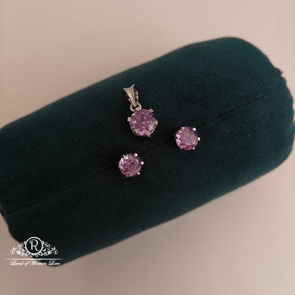 earrings 92.5 silver beautiful earrings with locket set-rcle07 92.5 silver ramala jewelry / ramala collections