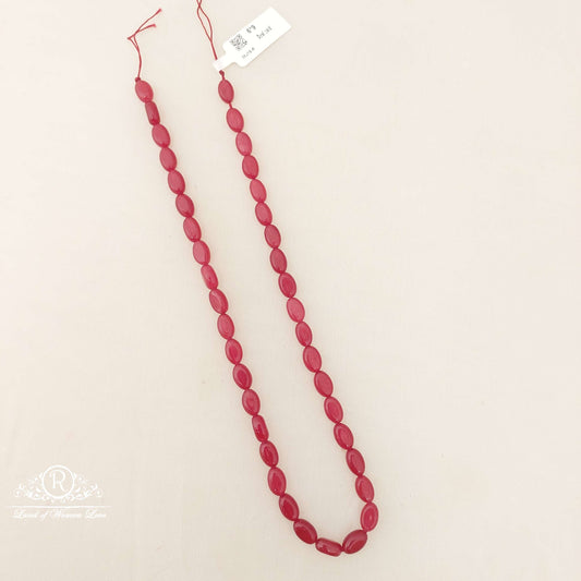 6*9 Oval Zaid Ruby Beads-MJ16-5