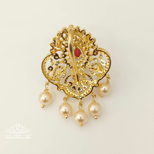 Silver Diamond Replica Design CZ-Stones Pendant-RCCP56