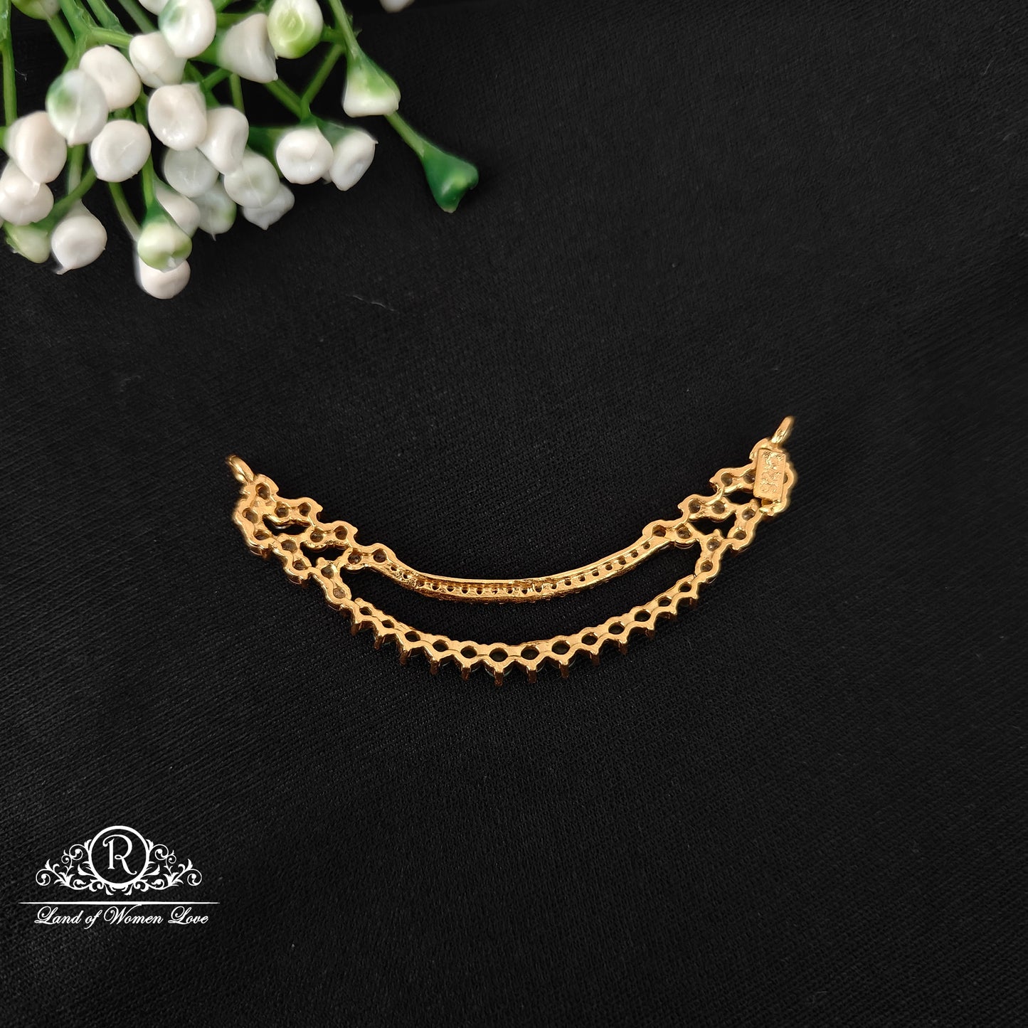 92.5 Silver simple and Cute mala locket -RCJR984