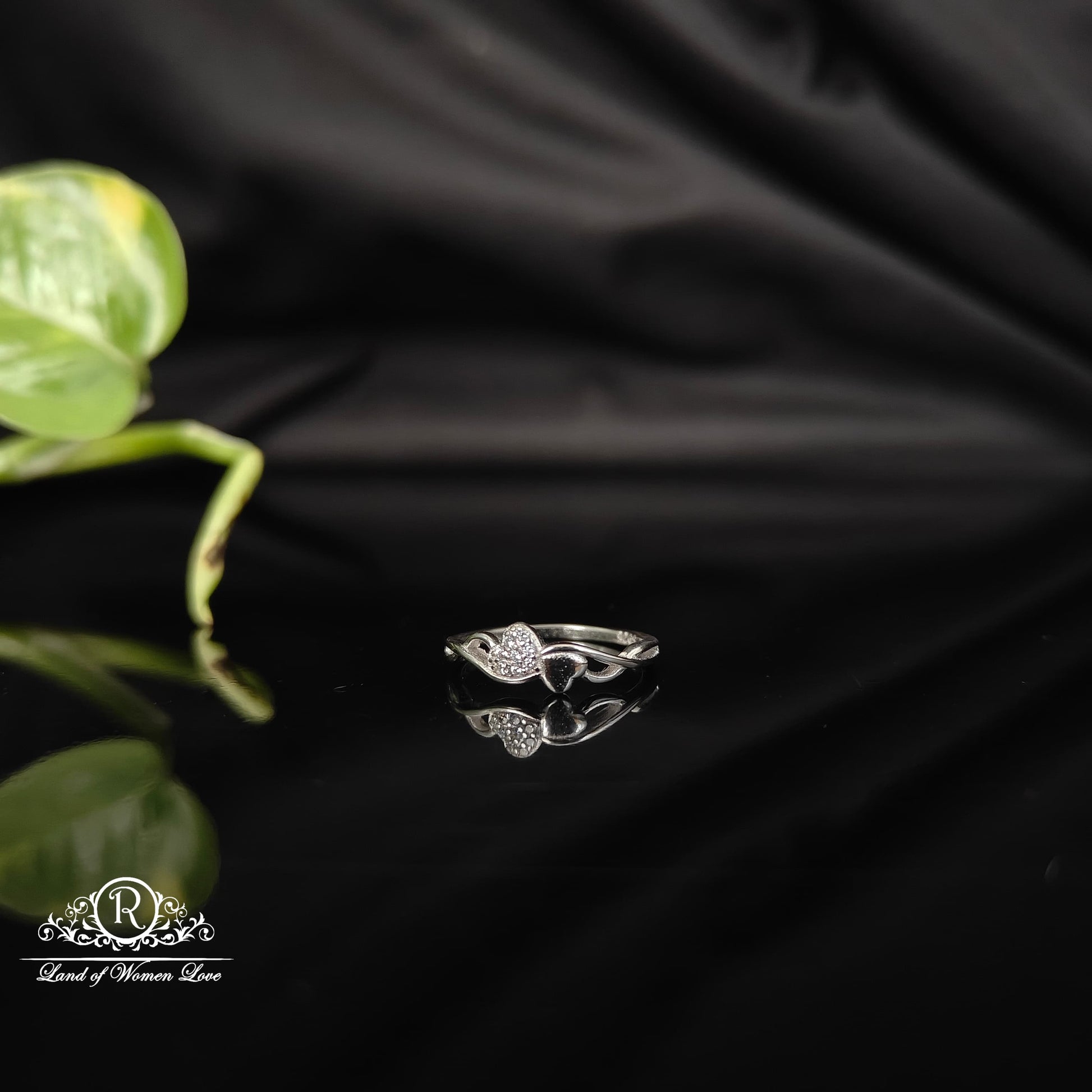 ring silver rodhium polish finger ring -rcra82 92.5 silver ramala jewelry / ramala collections