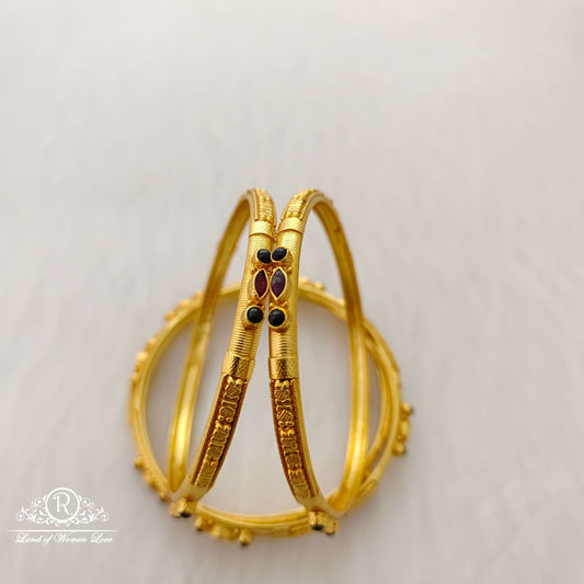 bangle silver gold repilca stone bangle-rcv235 ruby 92.5 silver ramala jewelry / ramala collections