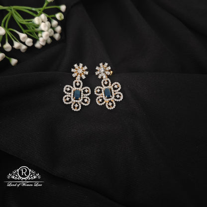 earrings 92.5 silver simple and cute earrings - rcah17 92.5 silver ramala jewelry / ramala collections