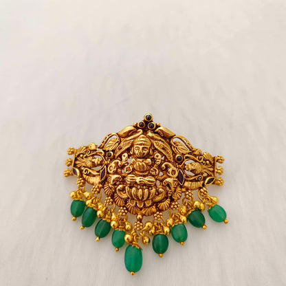 silver lakshmi devi chocker -rcv241 92.5 silver ramala jewelry / ramala collections