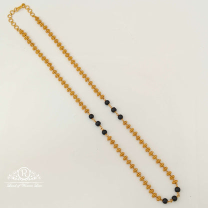 Silver Gold Balls Design Chain-RCJR649