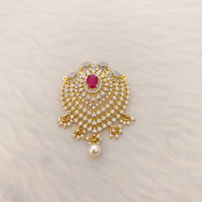 Silver Diamond replica pendant -RCT17