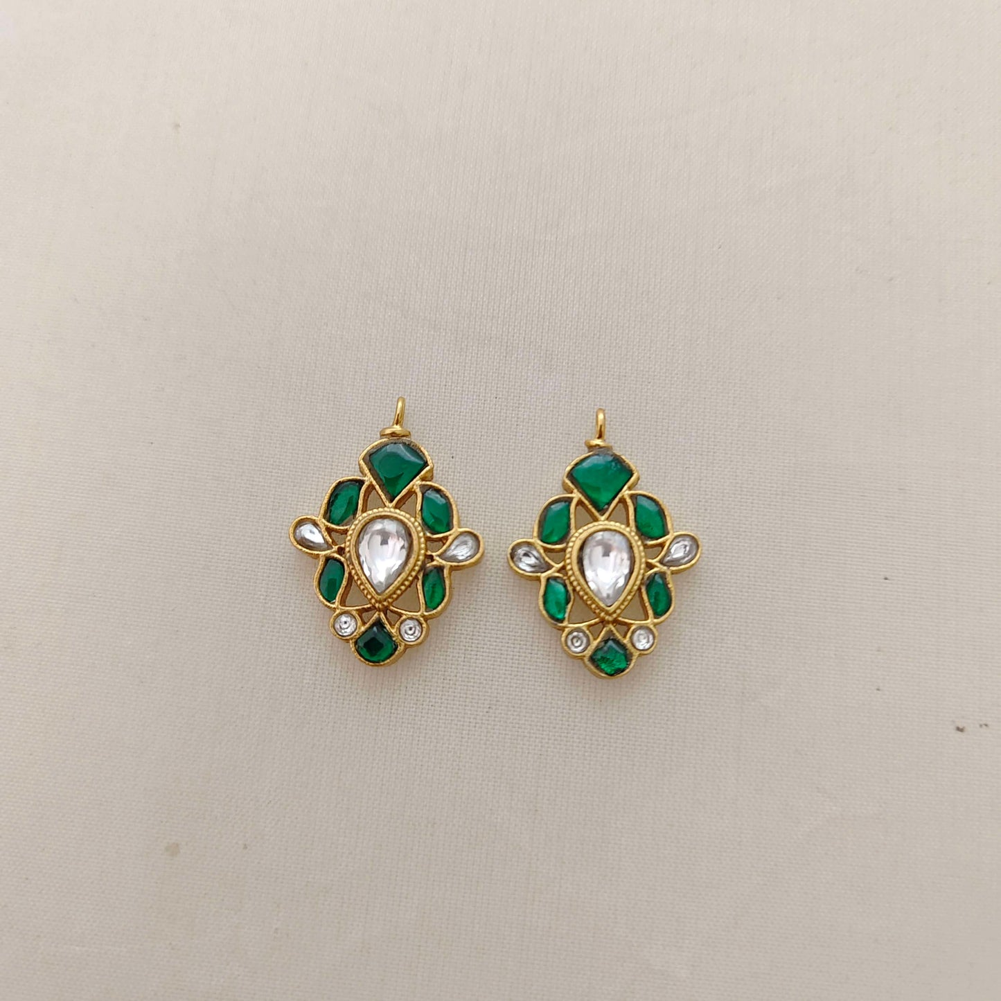 Silver kundan pendant -RCD264