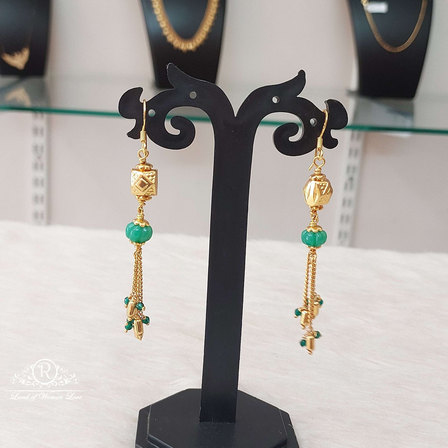 Silver Hanging Earrings-S948