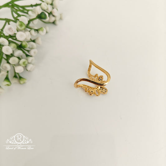 92.5 silver simple and Cute CZ- stones Vanki Ring -RCDS386