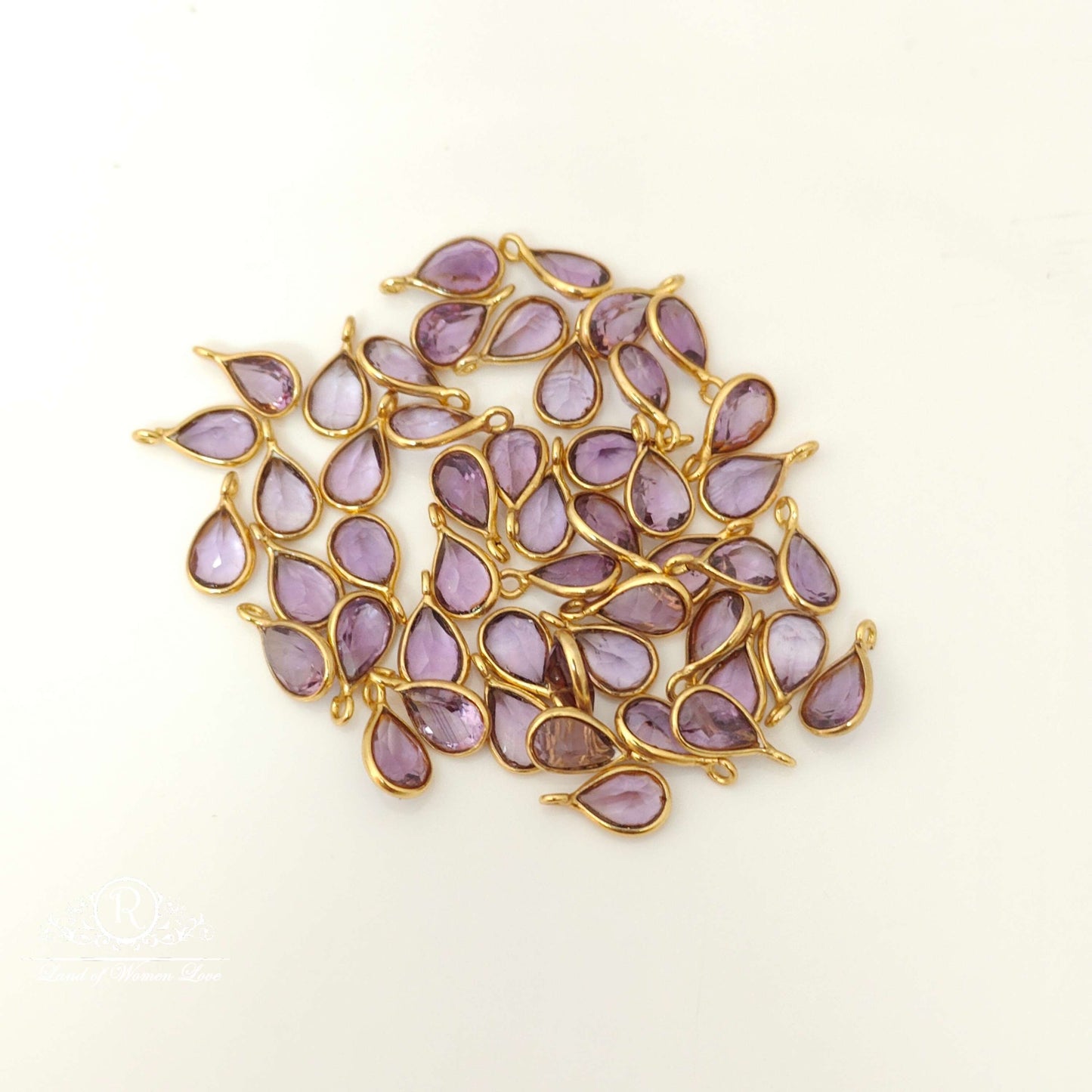 Silver Small Water DropÃ°Å¸â€™Â§ Design Stone Pendant -RCL22