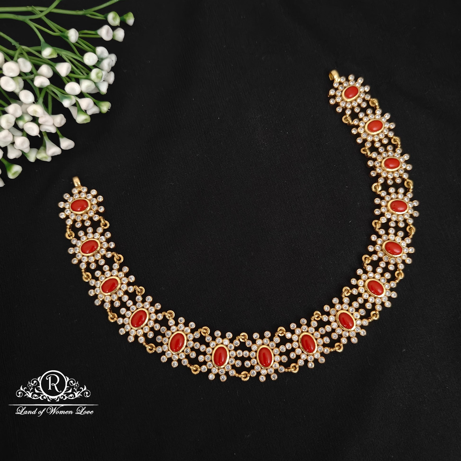 necklace silver stone pendant necklace 92.5 silver ramala jewelry / ramala collections