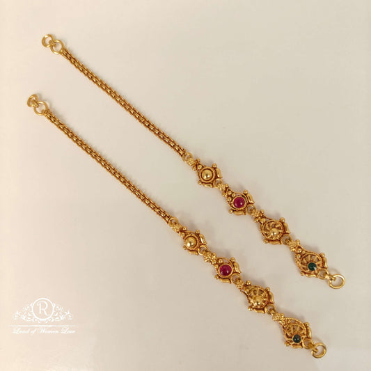 silver earchains-rc85-70cp097 92.5 silver ramala jewelry / ramala collections