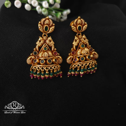 earrings 92.5 silver simple and cute earrings - rcjr980 92.5 silver ramala jewelry / ramala collections