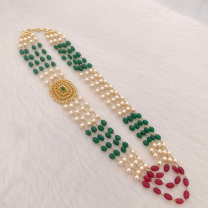 Silver beads mala-RCH392