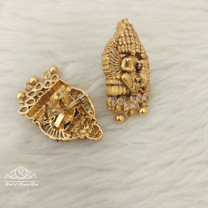 Silver ramsita earrings-C041