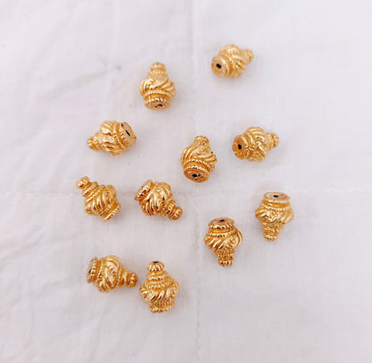 Silver base gold polish balls -RCV220