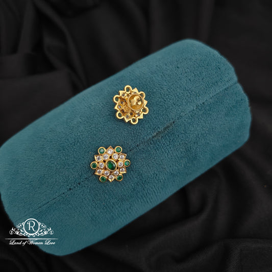 92.5 Silver Earrings-RCDS356