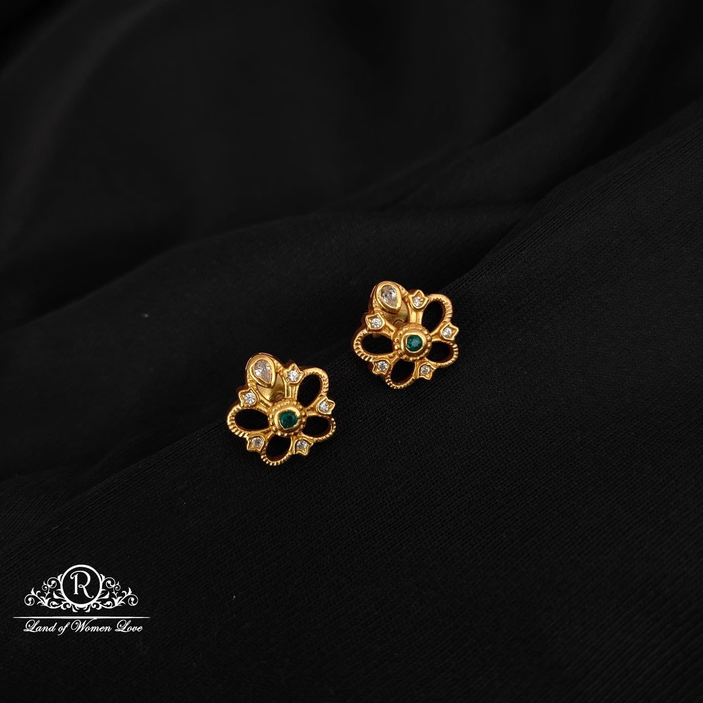 earrings 92.5 silver simple and cute earrings -rccp446-13 92.5 silver ramala jewelry / ramala collections