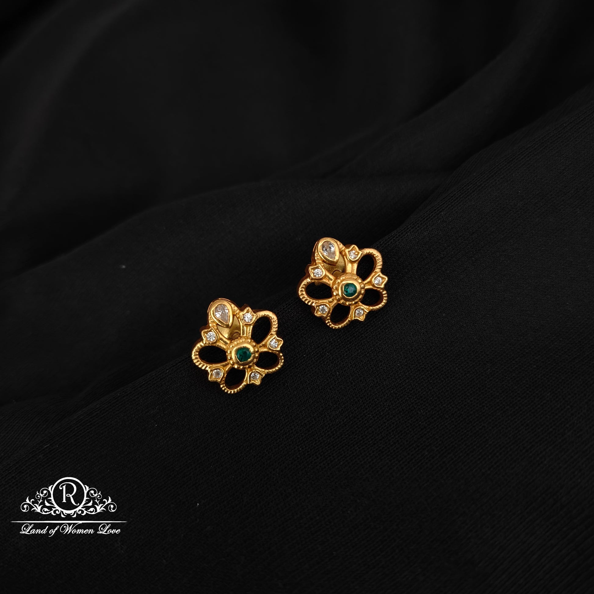 earrings 92.5 silver simple and cute earrings -rccp446-13 92.5 silver ramala jewelry / ramala collections