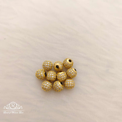 silver making accessories cz-balls-rcd431 cz 92.5 silver ramala jewelry / ramala collections
