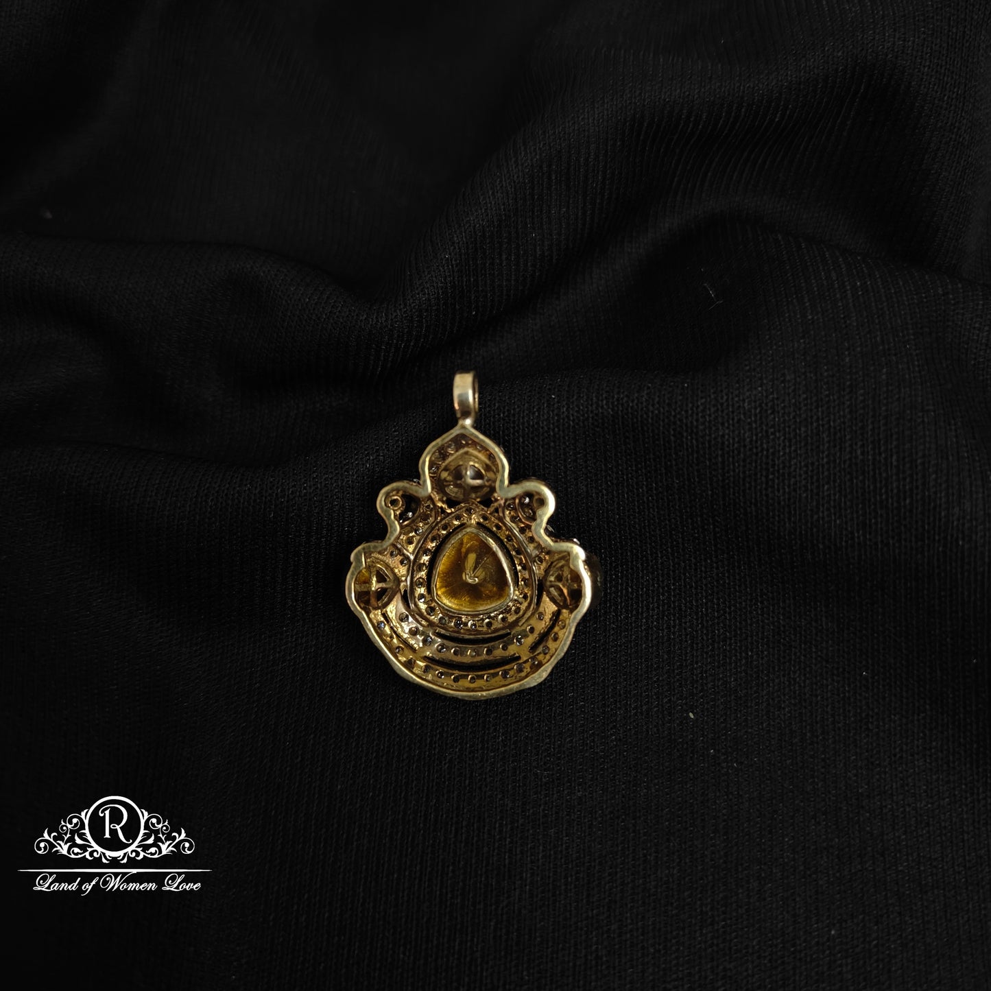 92.5 Silver peacock design Victorian locket-RCP111