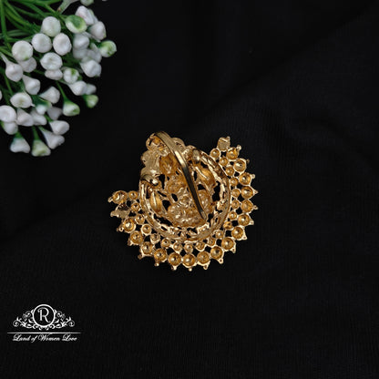 92.5 silver simple and Cute Lakshmi Devi pendant -RCM315