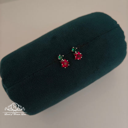 92.5 silver simple and Cute necklace with earrings set -RCVH07