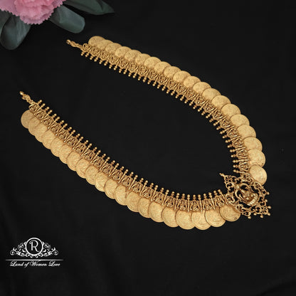 haram 92.5 silver beautiful lakshmi devi kasu haram -rcm1183 92.5 silver ramala jewelry / ramala collections