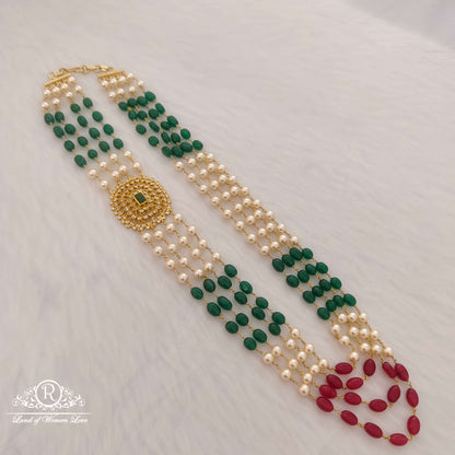 Silver beads mala-RCH392