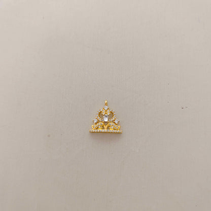 Silver CZ-side locket - RCD311