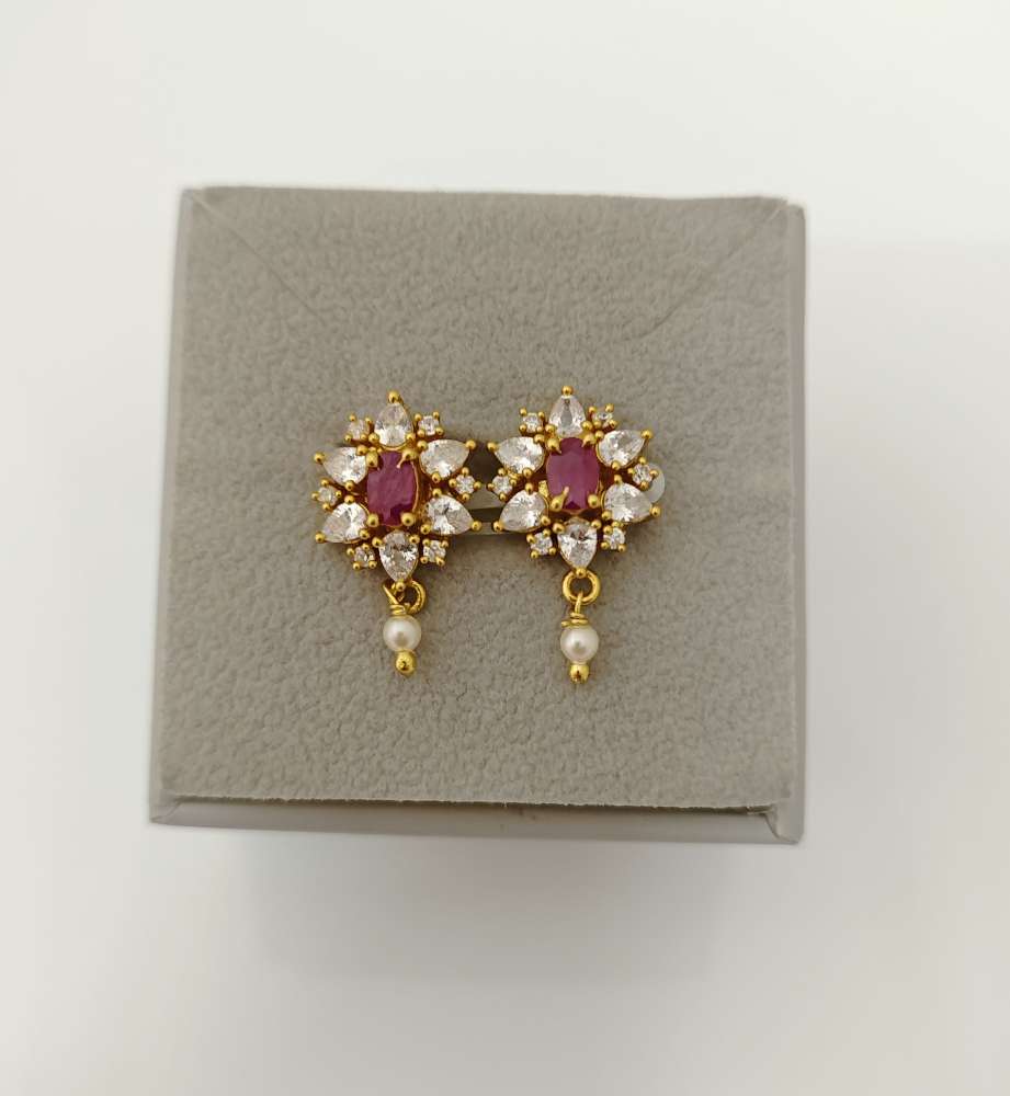 Silver Earrings-RCZ-06