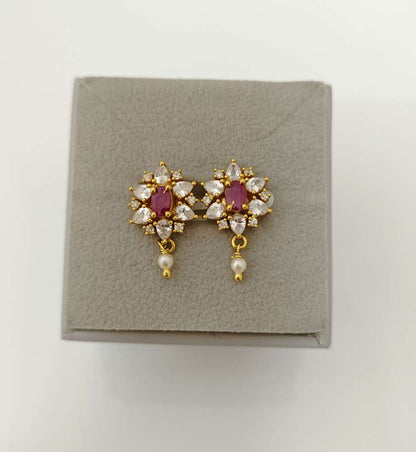 Silver Earrings-RCZ-06