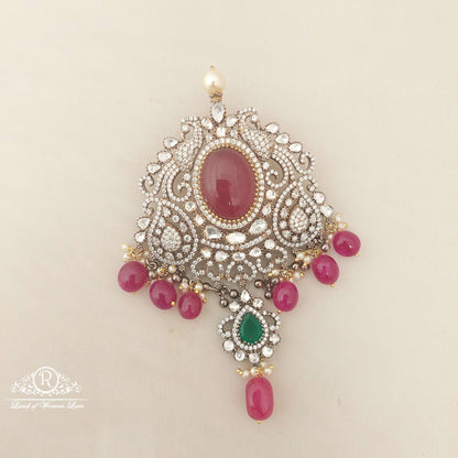 silver victoria moissanite locket-d045 moissanite 92.5 silver ramala jewelry / ramala collections