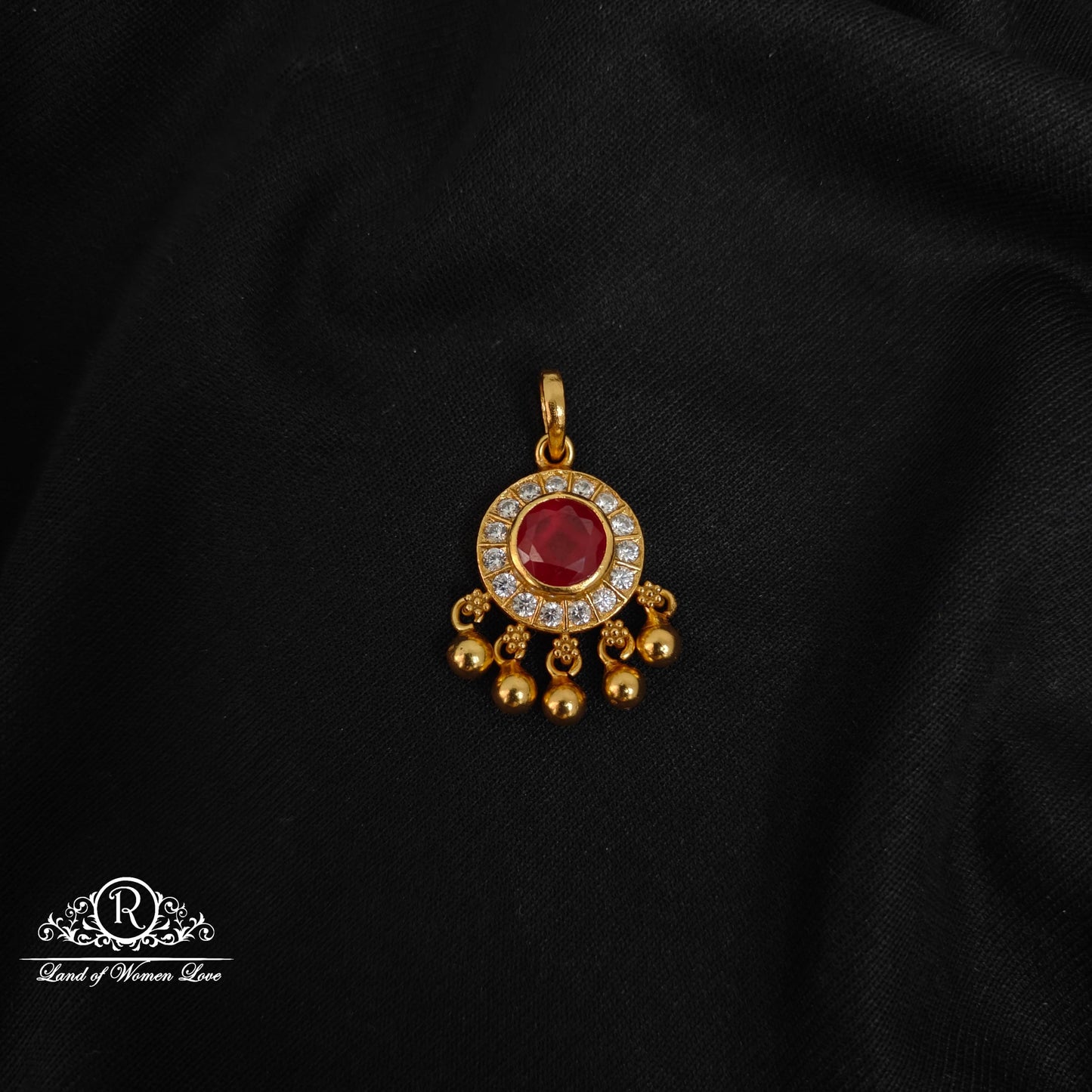 pendant silver small pendant-rccp314 ruby 92.5 silver ramala jewelry / ramala collections