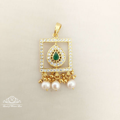 silver white stones double side locket-m176 92.5 silver ramala jewelry / ramala collections