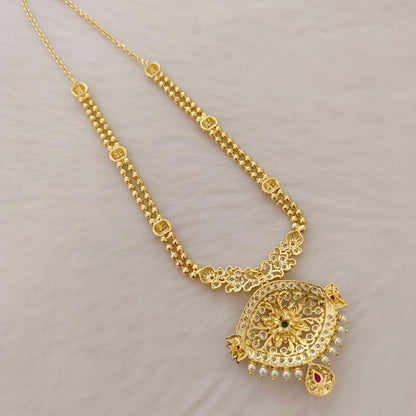 Silver light weight necklace -RCT47