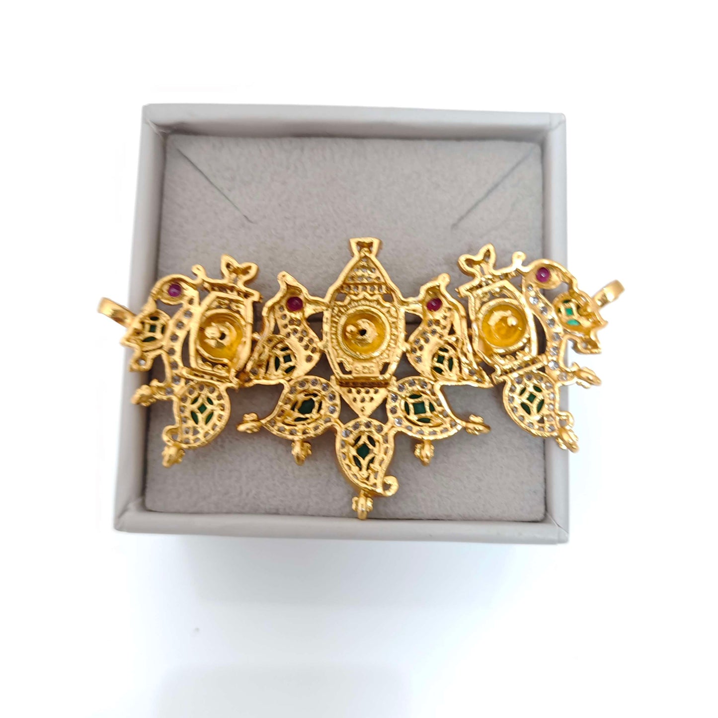 Silver God Balaji Mala Locket-RCM708