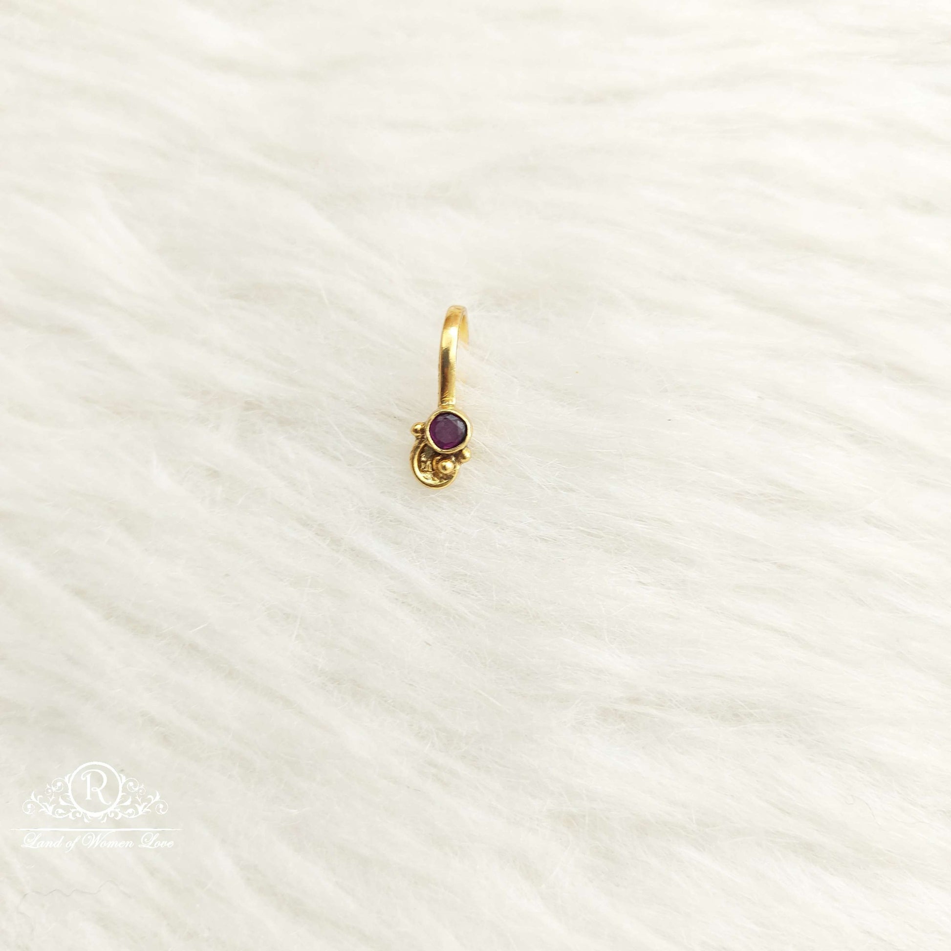 nose pin silver nose pins-sa511-4 92.5 silver ramala jewelry / ramala collections