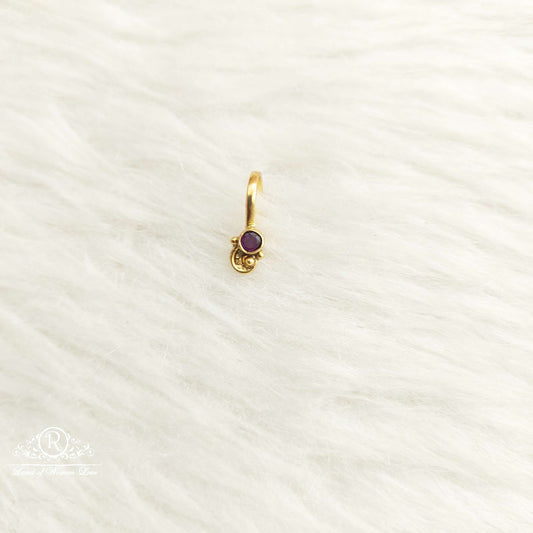 nose pin silver nose pins-sa511-4 92.5 silver ramala jewelry / ramala collections