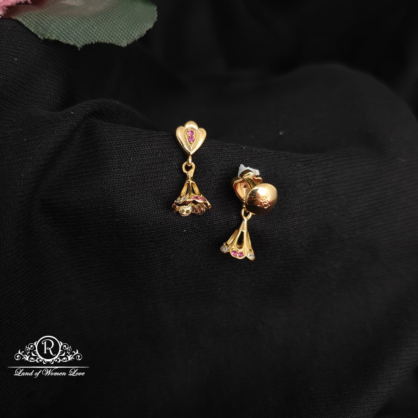 92.5 silver simple and Cute earrings - RCDS0575