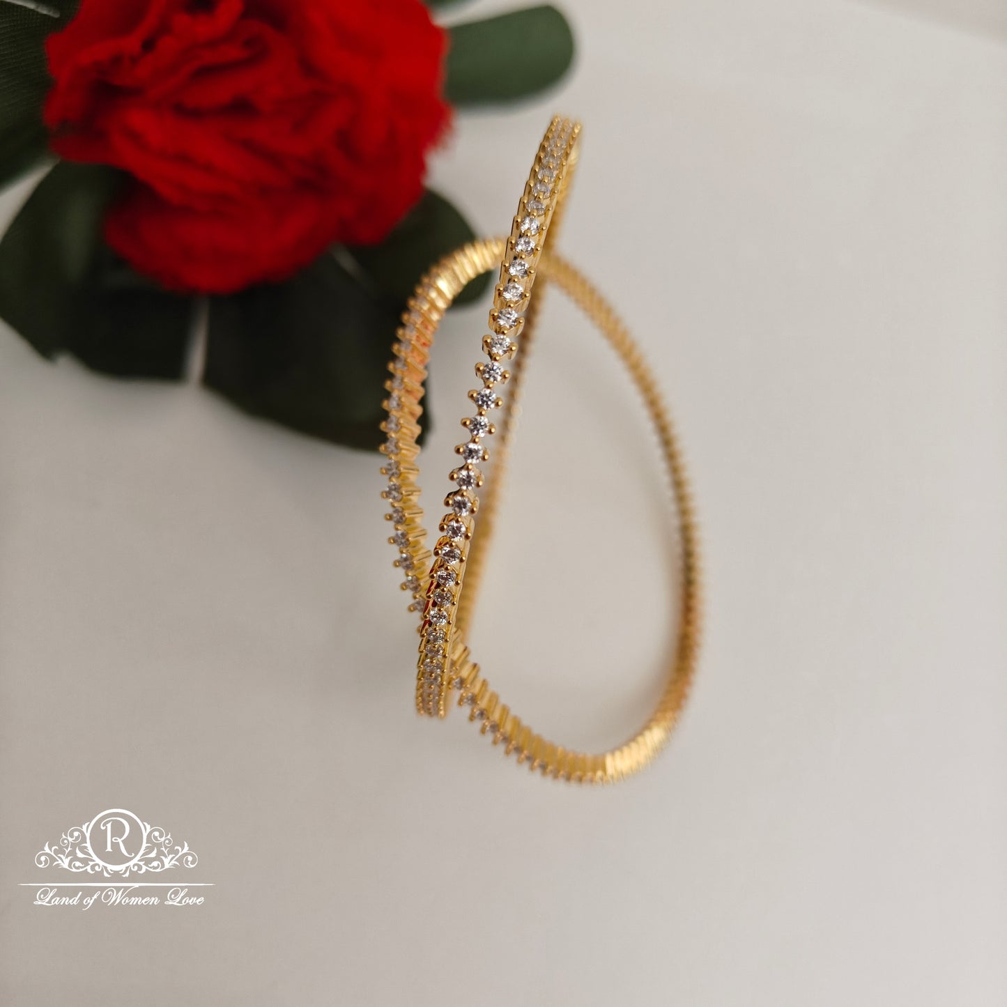 92.5 silver simple and Cute Bangles - RCBG02