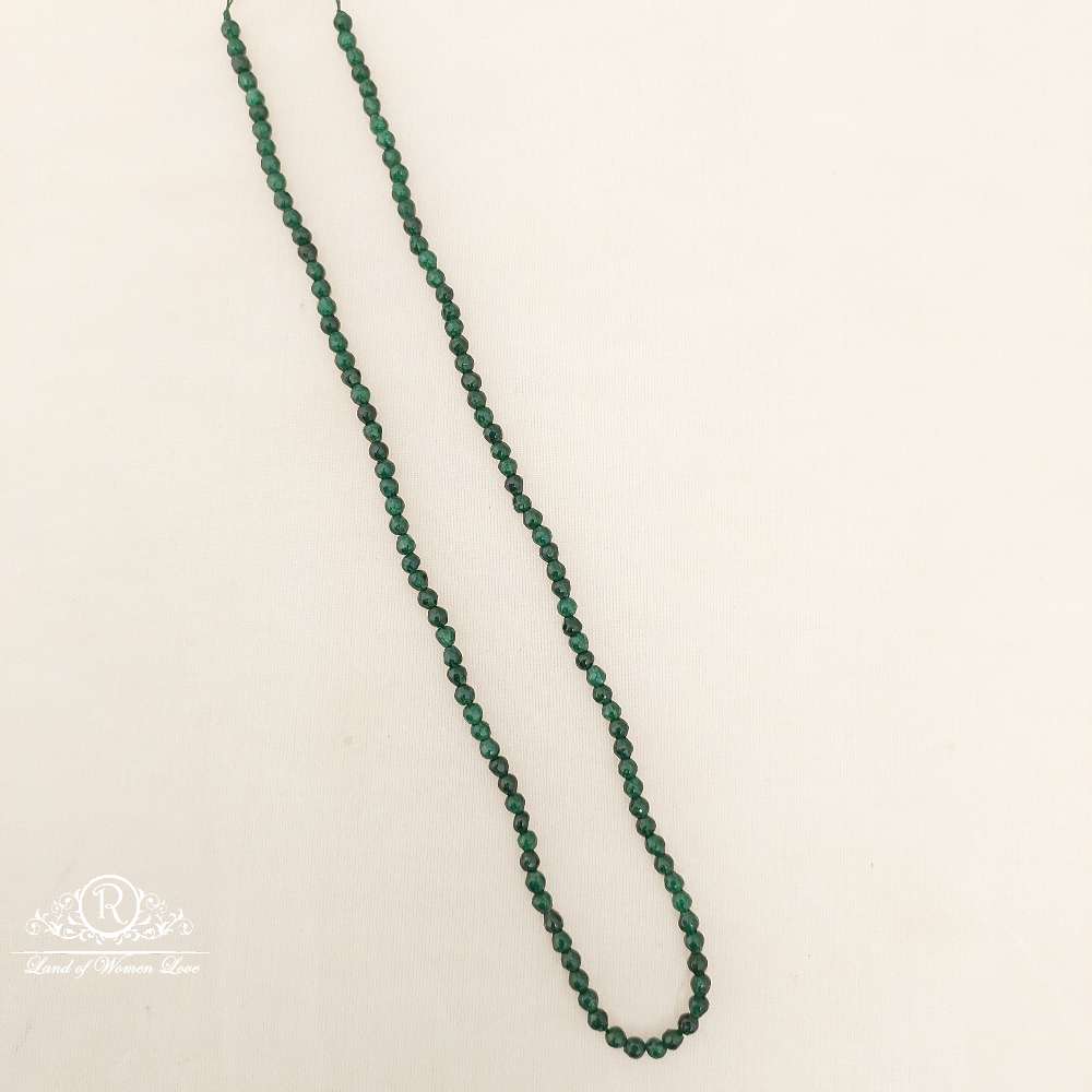 3MM Green Cutting Zads Plain Beads-MJ9-1