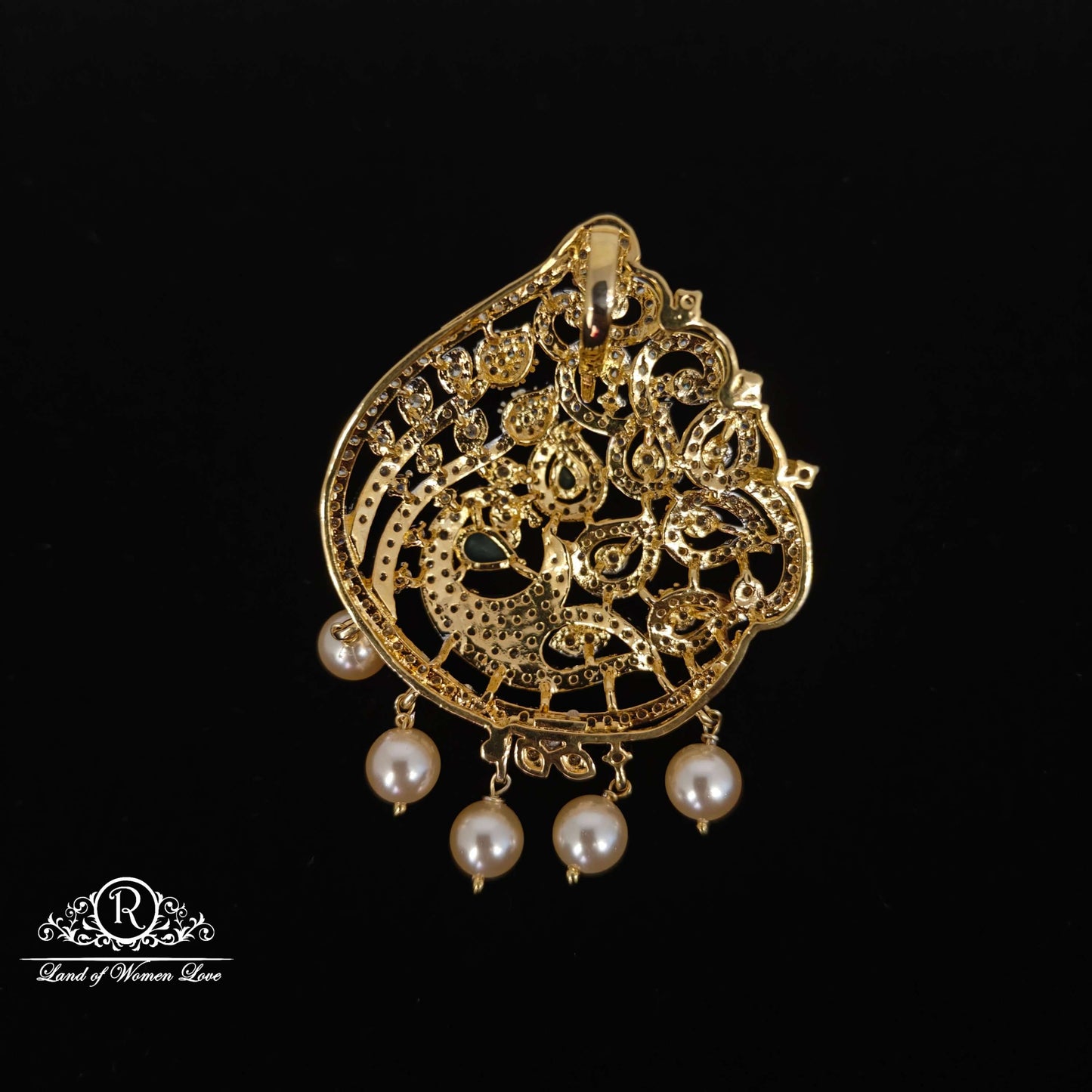 Diamond finishing Silver Pendant-RC94-90M01