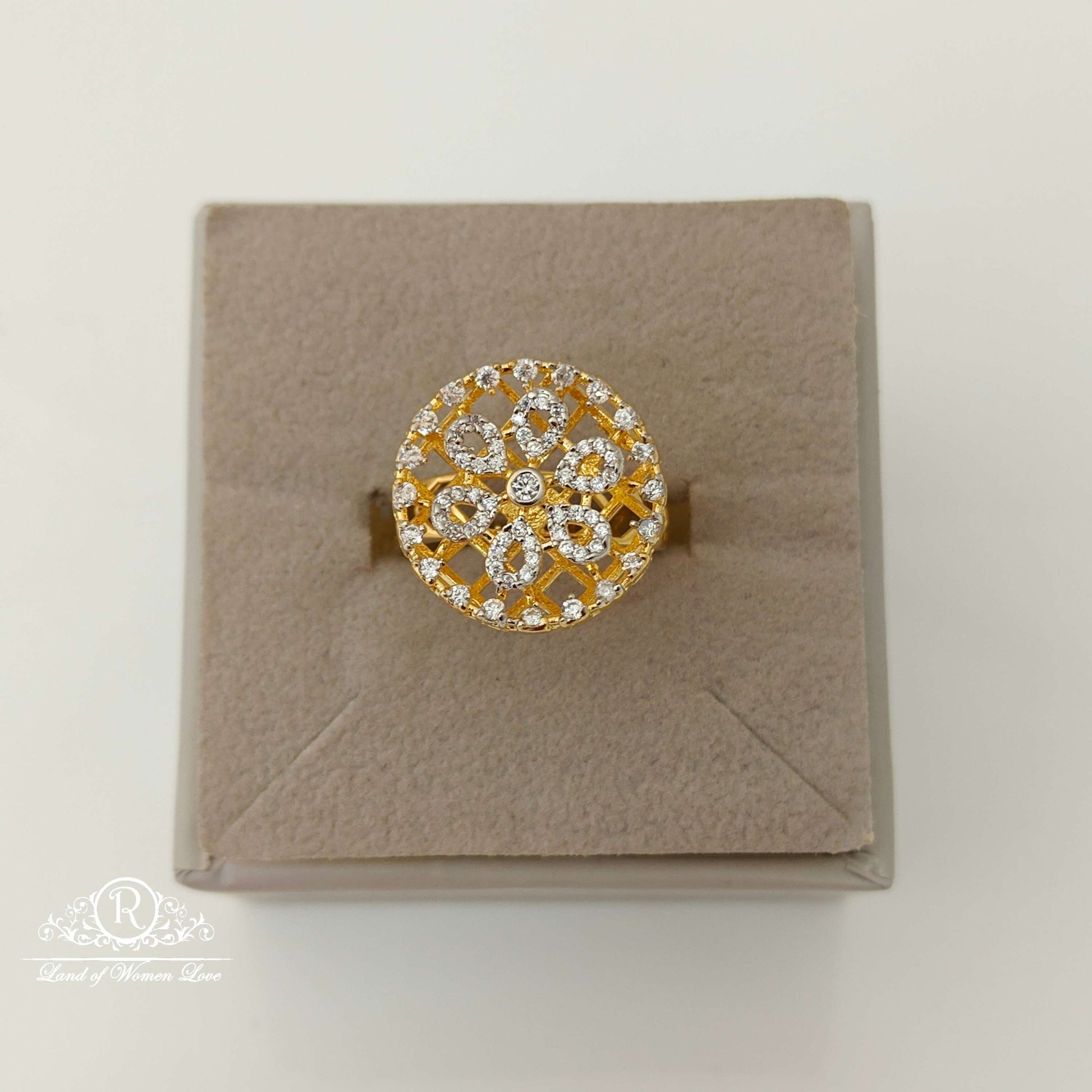 ring silver diamond replica design cz-stones finger ring-rccp104 cz 92.5 silver ramala jewelry / ramala collections