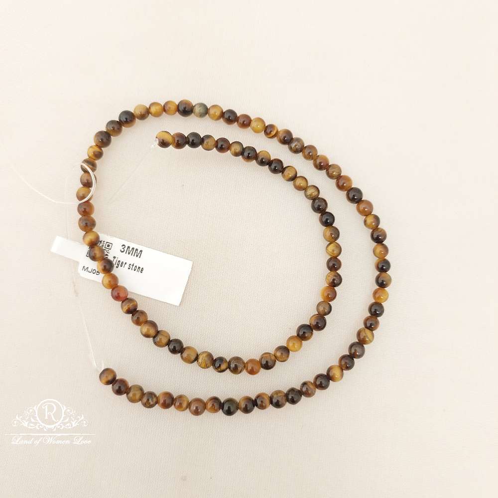 3mm tiger stone beads-mj05 92.5 silver ramala jewelry / ramala collections
