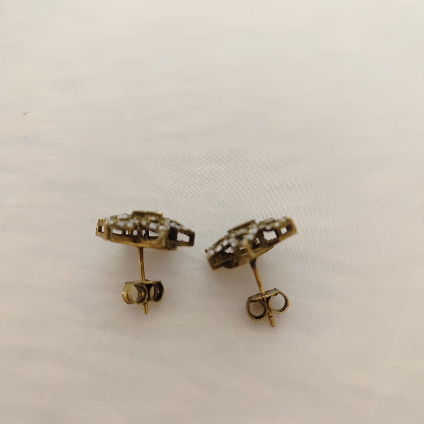 Silver victorian small earrings -RCP081