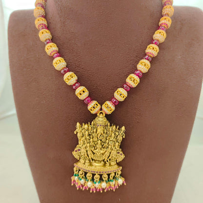 Silver CZ-stone balls chain-RCH336