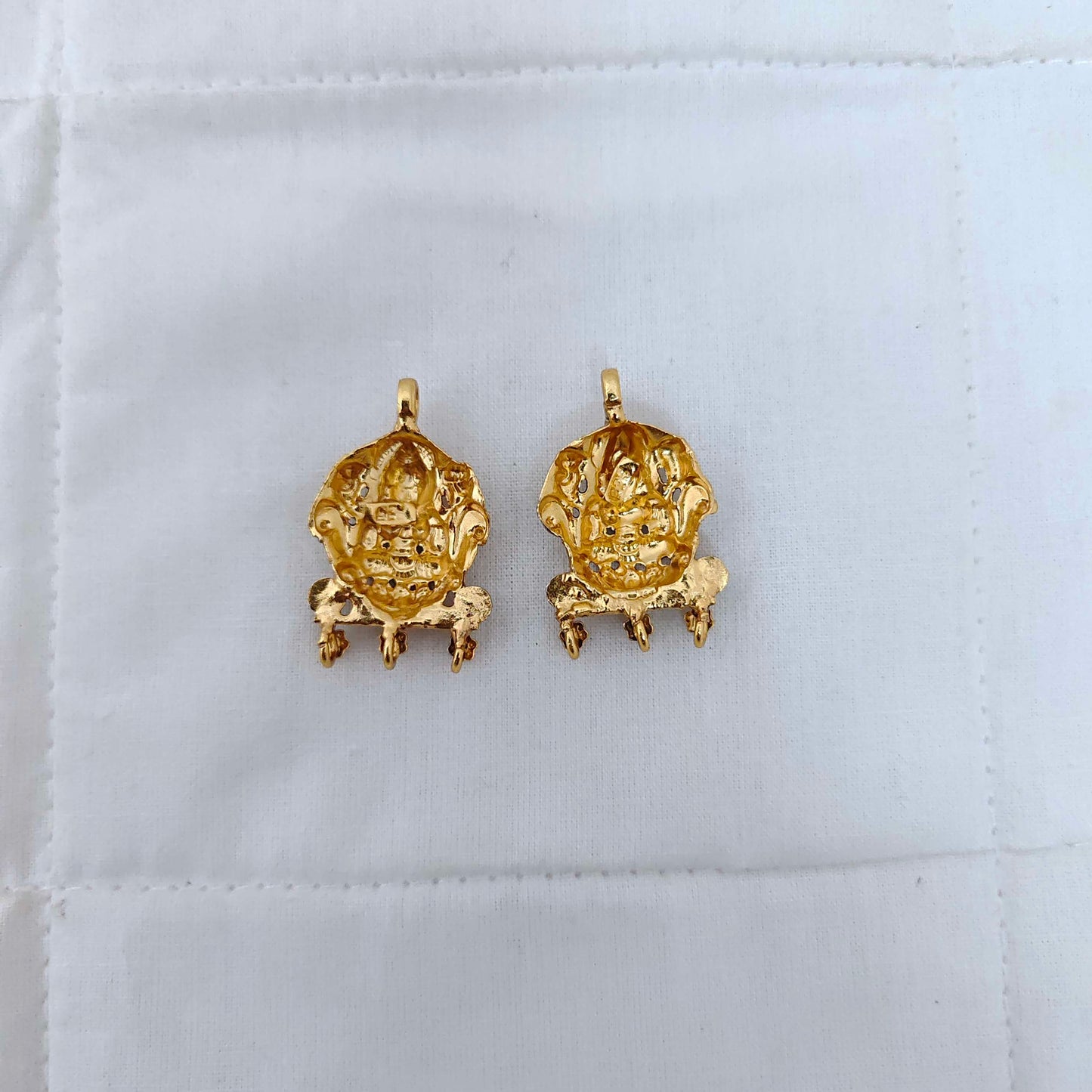 Silver gold polish side Lockets-RCV188