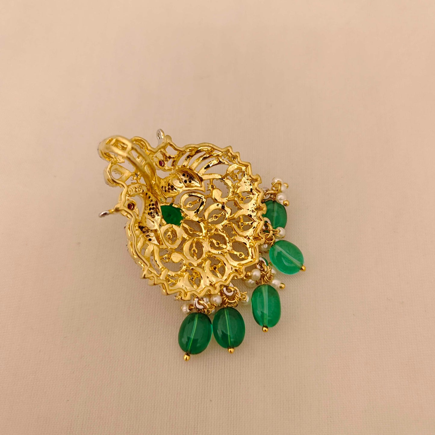 Silver CZ- stone pendant -RCD331